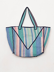 The Raksa Quilted Kantha Bag