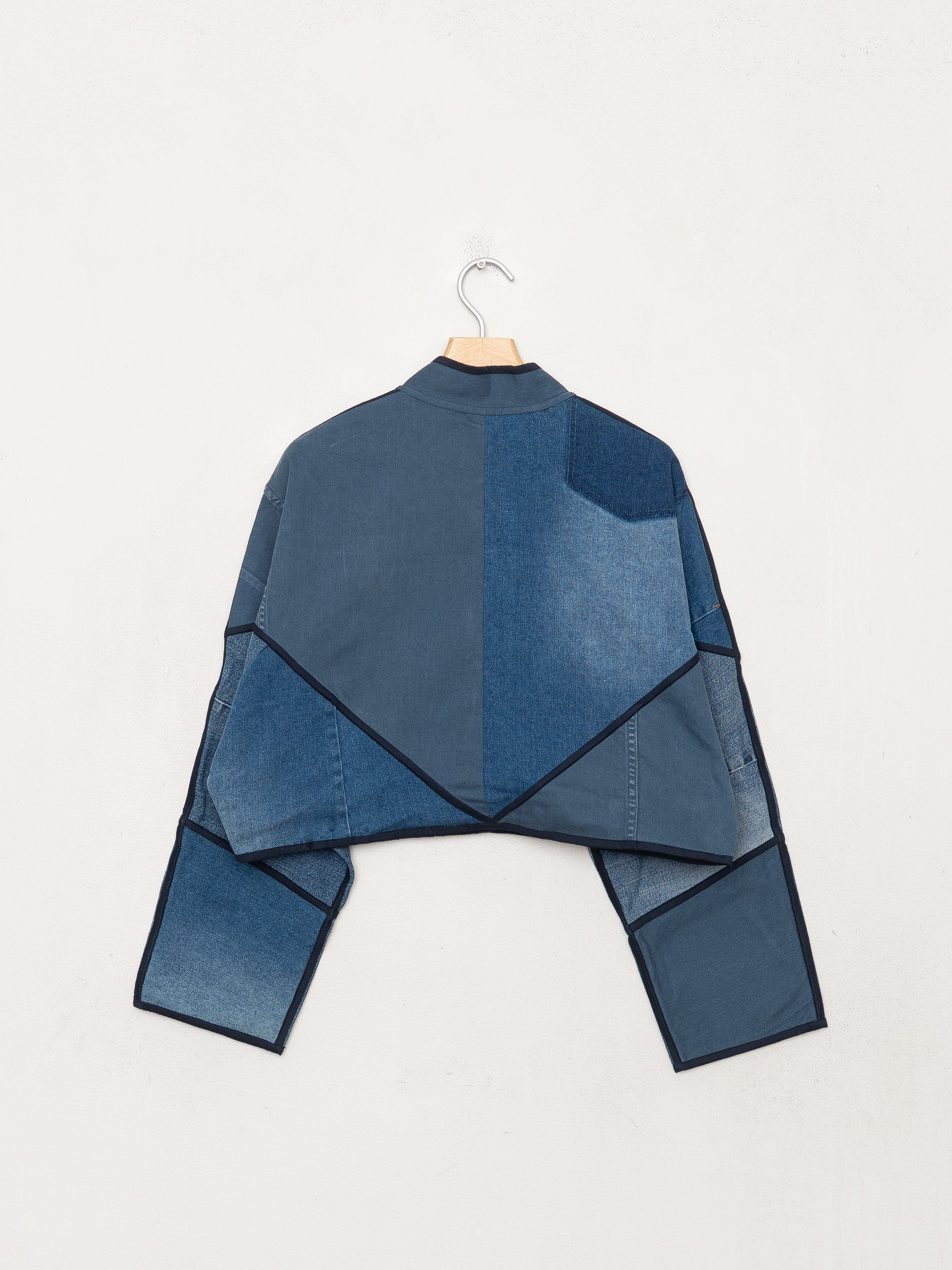 The Kaira Cropped Denim Jacket - Medium