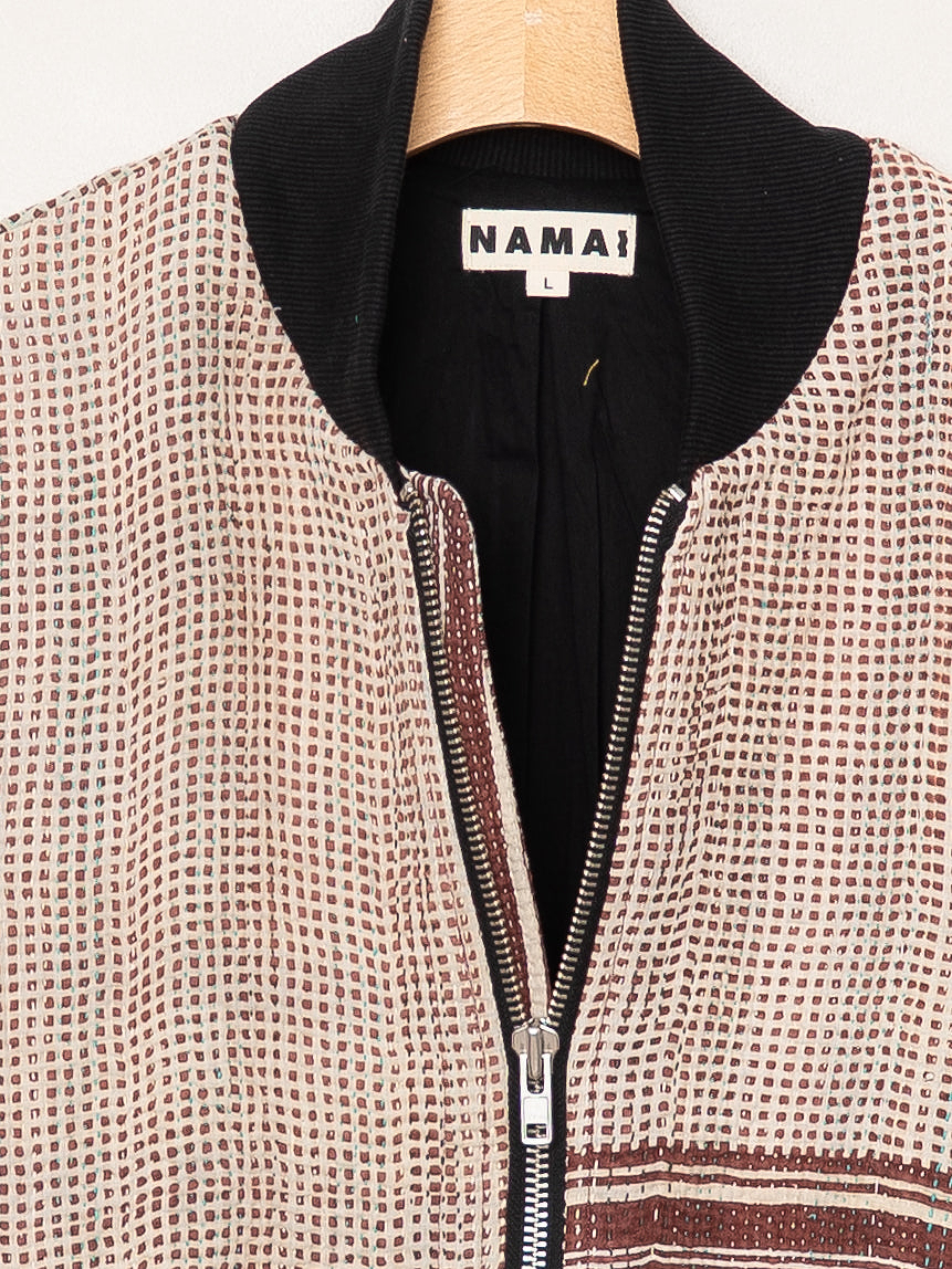 The Veda Quilted One-of-a-Kind Bomber Jacket - Large