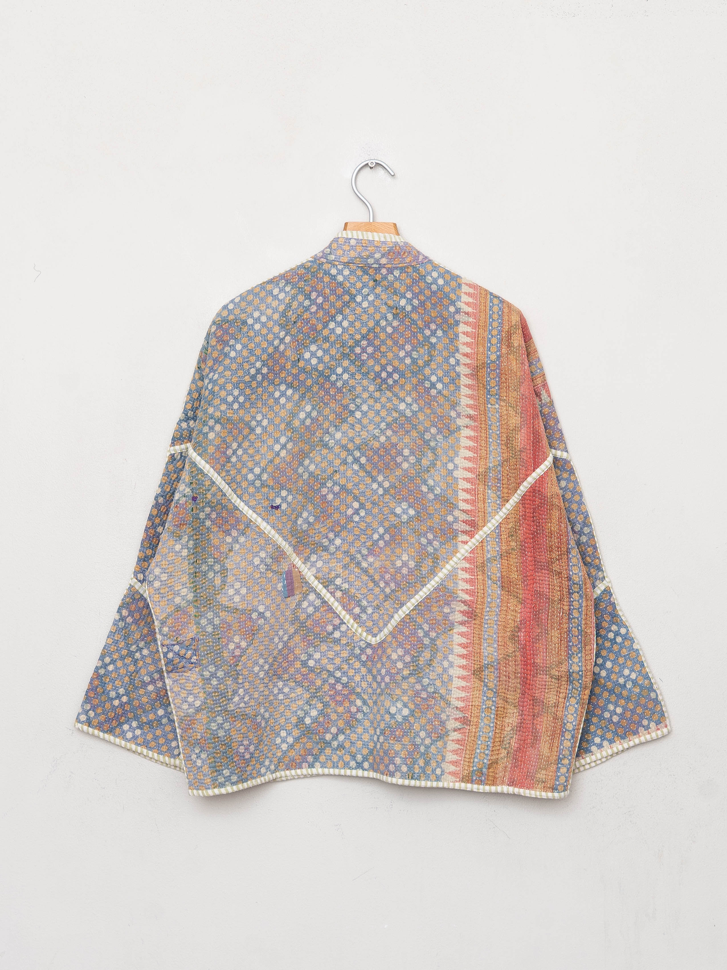 The Ladhiya Quilted Patchwork Kantha Jacket