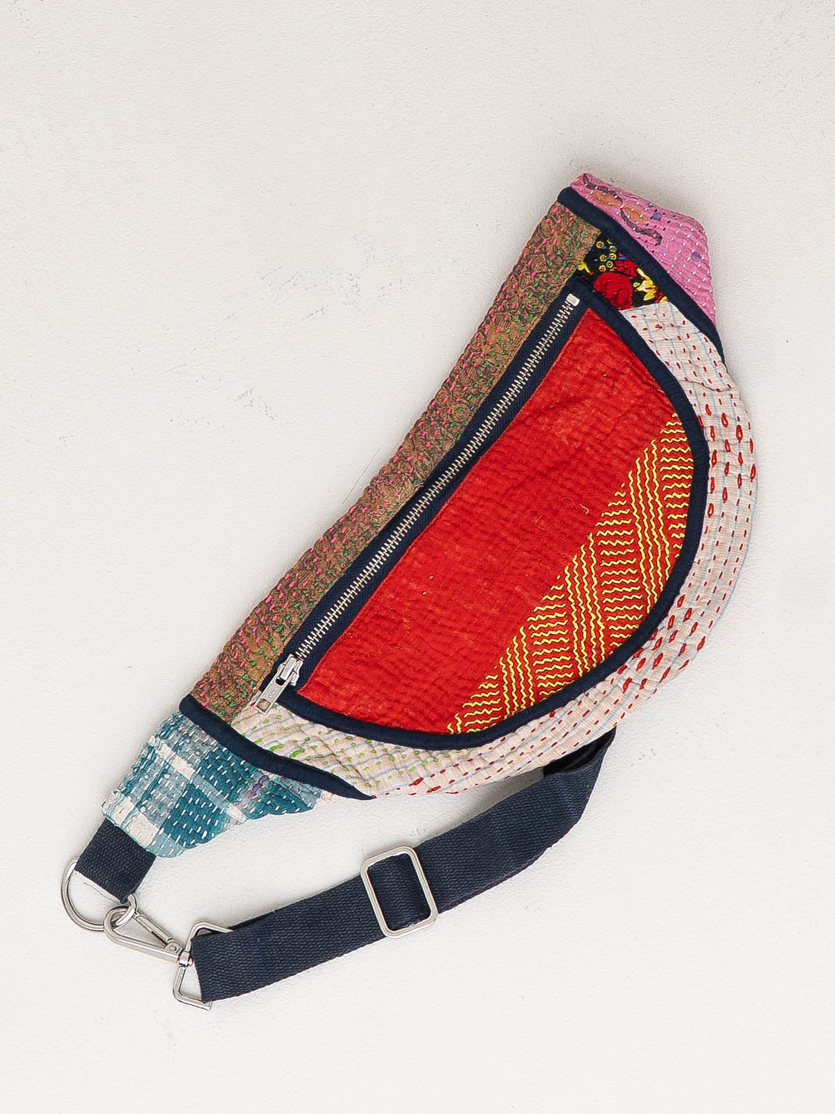 The Faiza Quilted Kantha Belt Bag