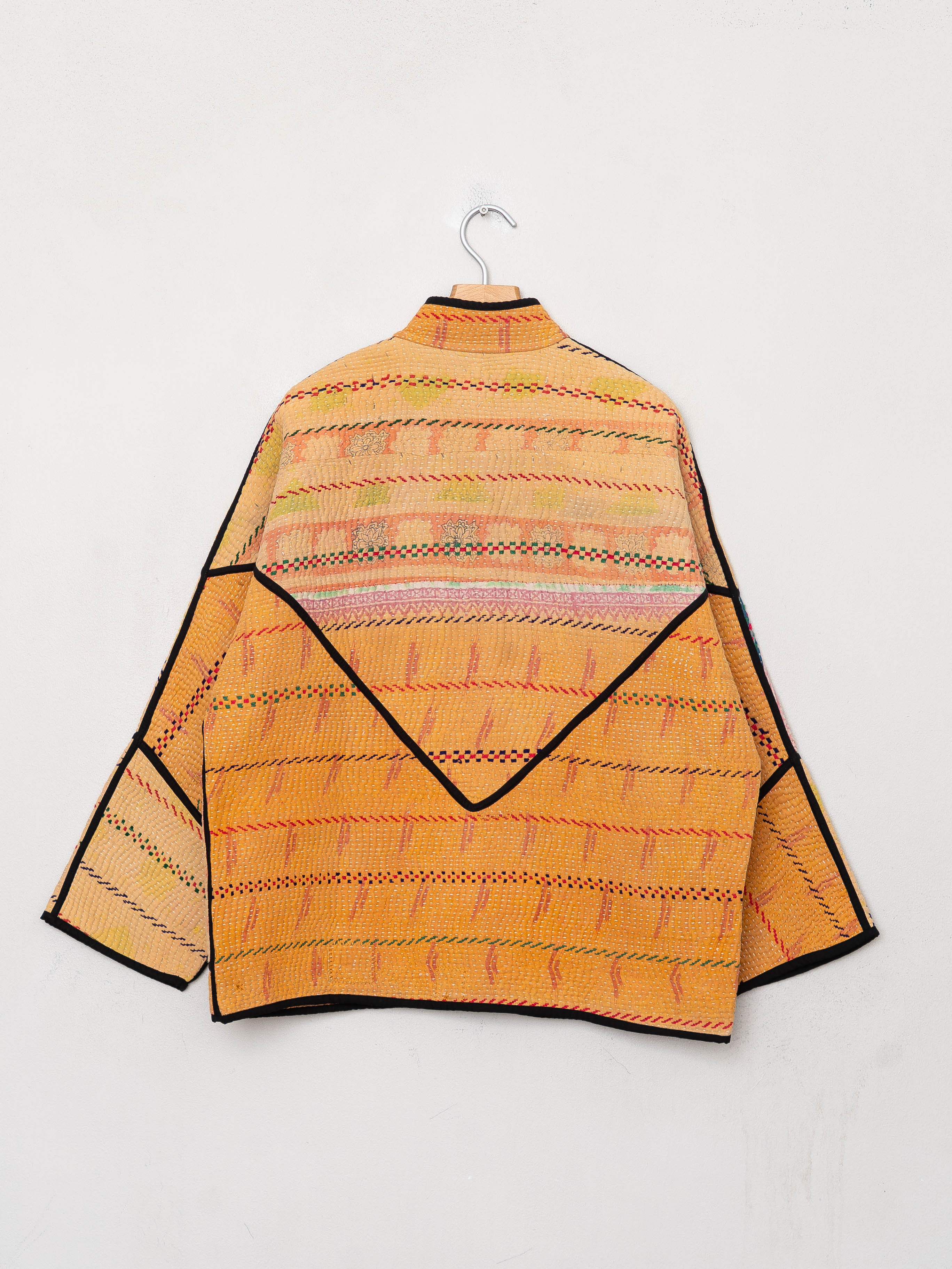 The Ladhiya Quilted Patchwork Kantha Jacket