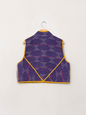 The Kaira Quilted Patchwork Kantha Vest