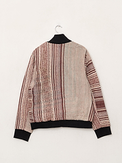 The Veda Quilted One-of-a-Kind Bomber Jacket - Large