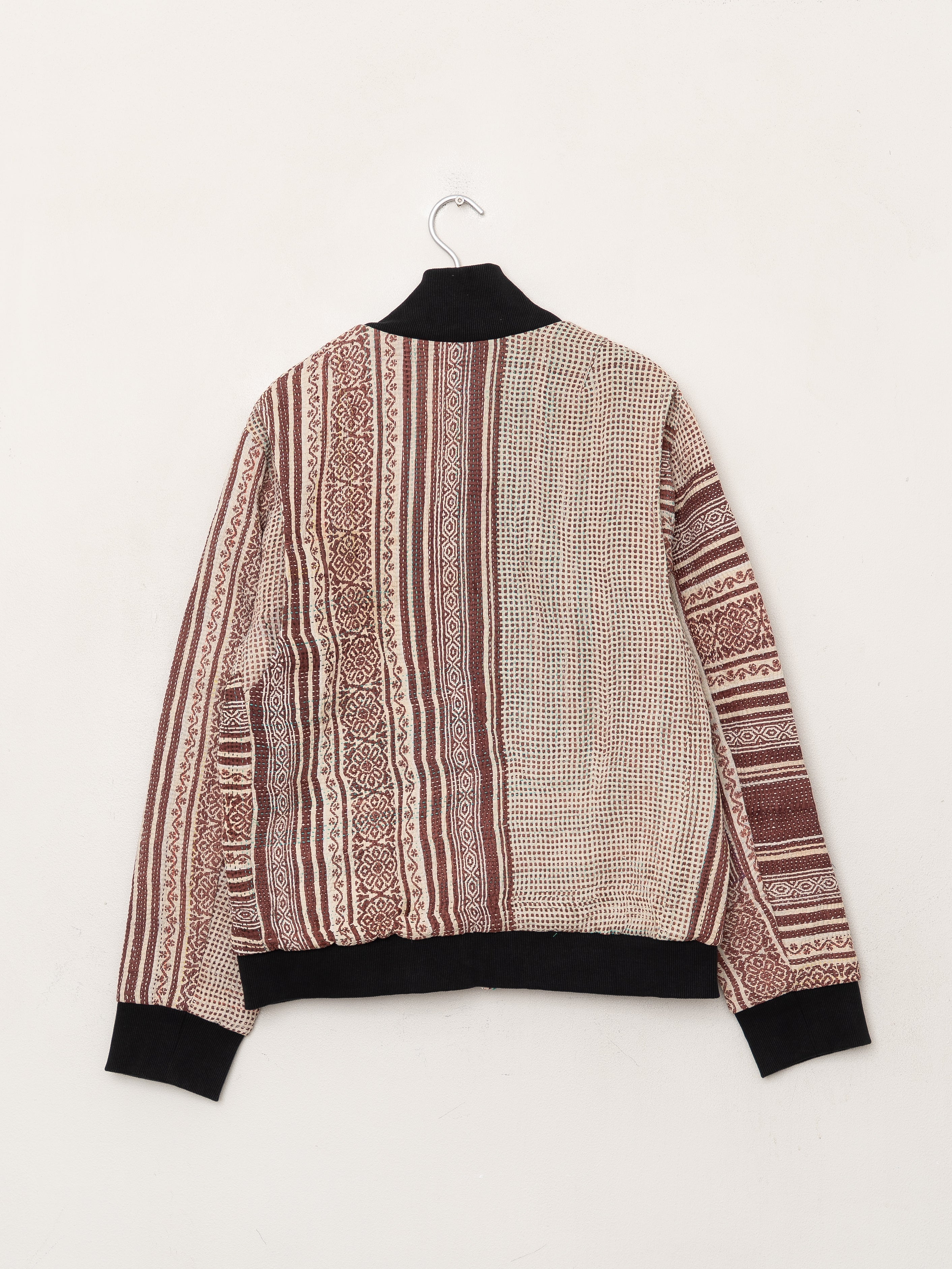 The Veda Quilted One-of-a-Kind Bomber Jacket - Large