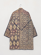 The Sai Quilted Patchwork Kantha Coat