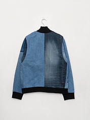 The Veda Denim Bomber Jacket - Large