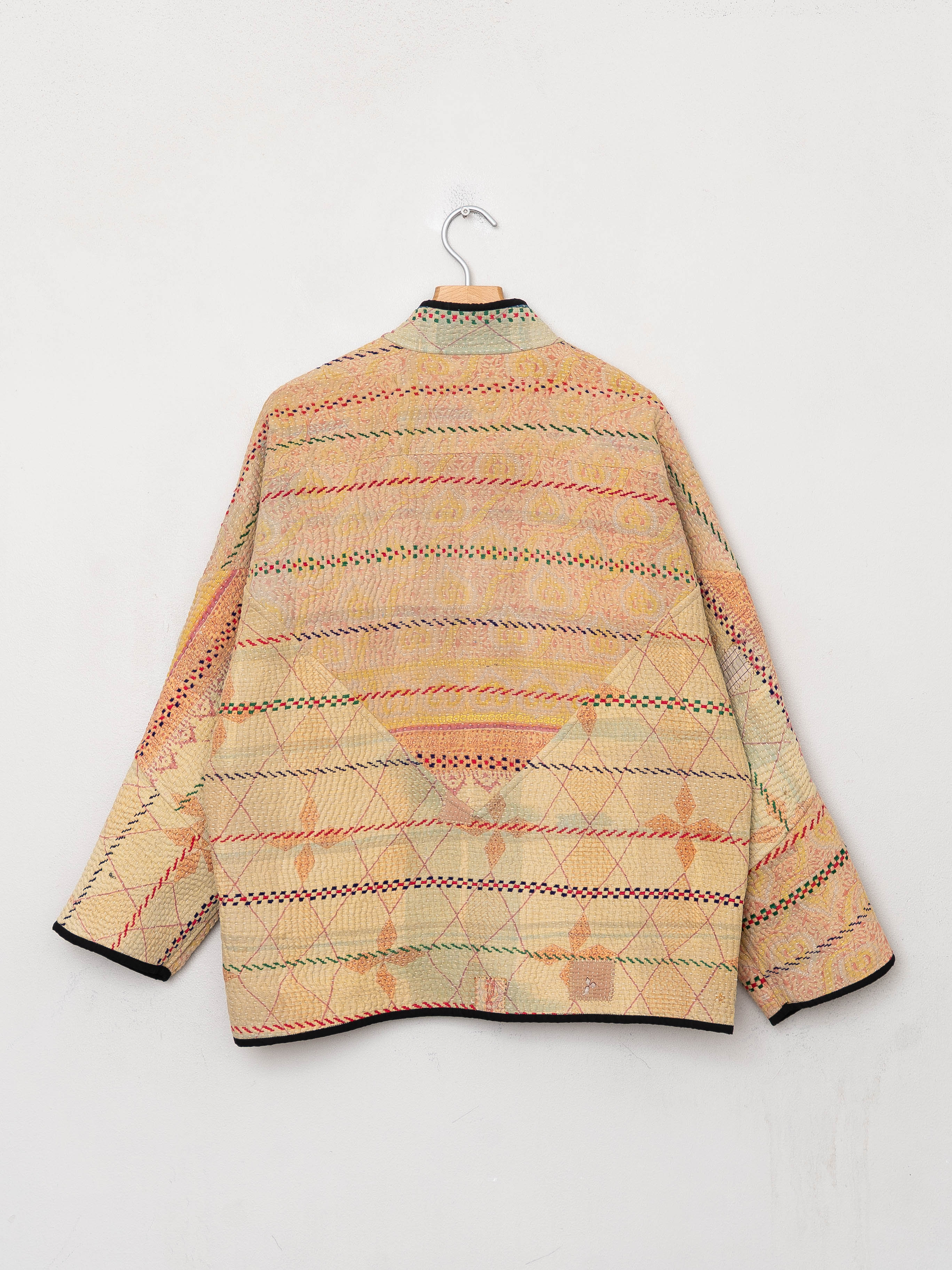 The Ladhiya Quilted Patchwork Kantha Jacket