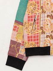 The Veda Quilted One-of-a-Kind Bomber Jacket - Large