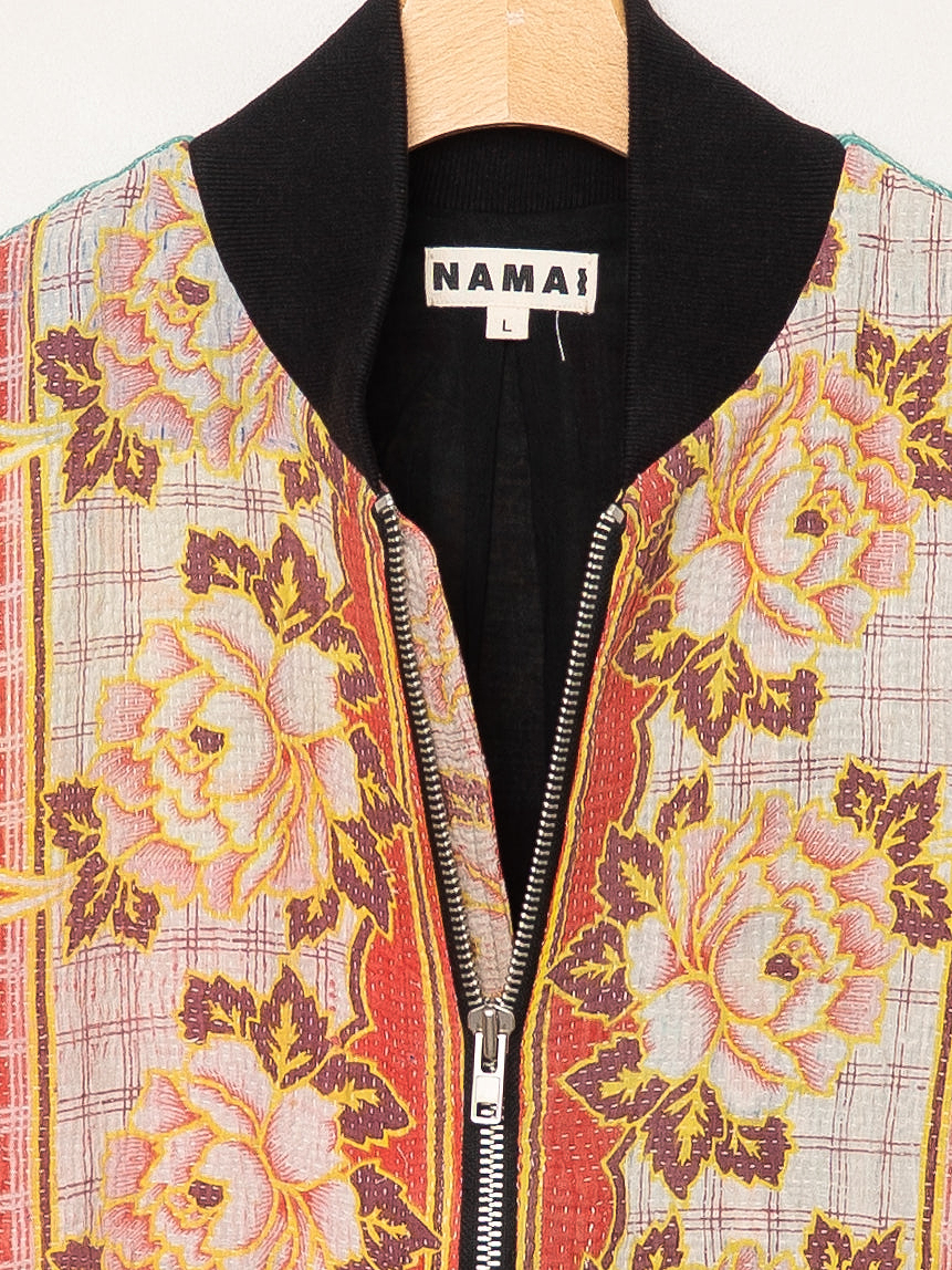 The Veda Quilted One-of-a-Kind Bomber Jacket - Large