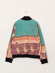 The Veda Quilted One-of-a-Kind Bomber Jacket - Large