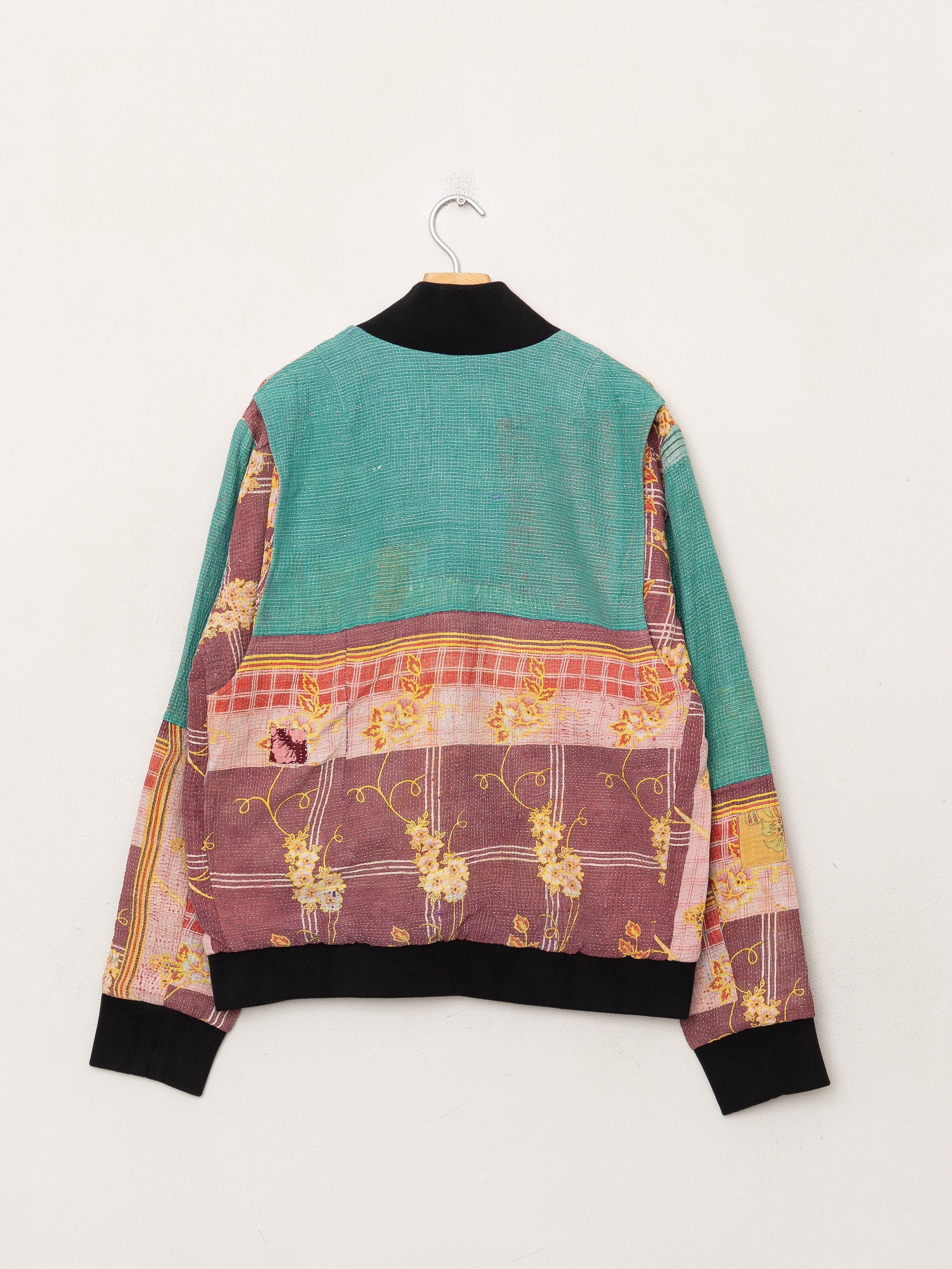 The Veda Quilted One-of-a-Kind Bomber Jacket - Large