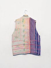 The Ladhiya Quilted Patchwork Kantha Vest