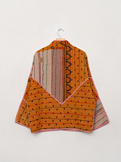 The Ladhiya Quilted Patchwork Kantha Jacket