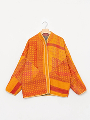 The Ladhiya Quilted Patchwork Kantha Jacket