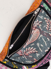 The Faiza Quilted Kantha Belt Bag