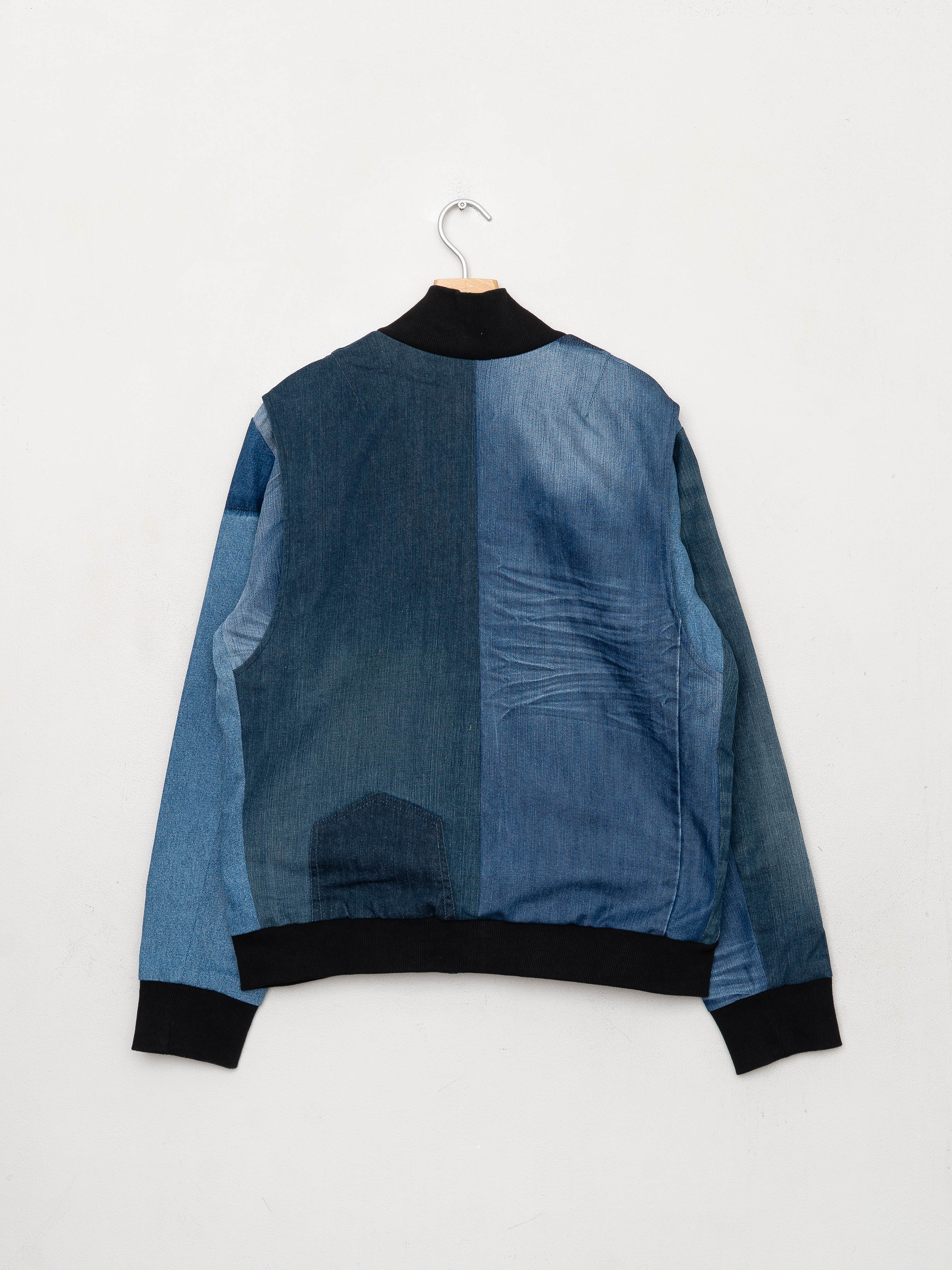 The Veda Denim Bomber Jacket - Large