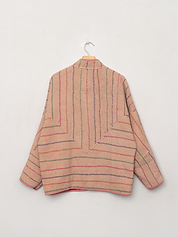 The Ladhiya Quilted Patchwork Kantha Jacket