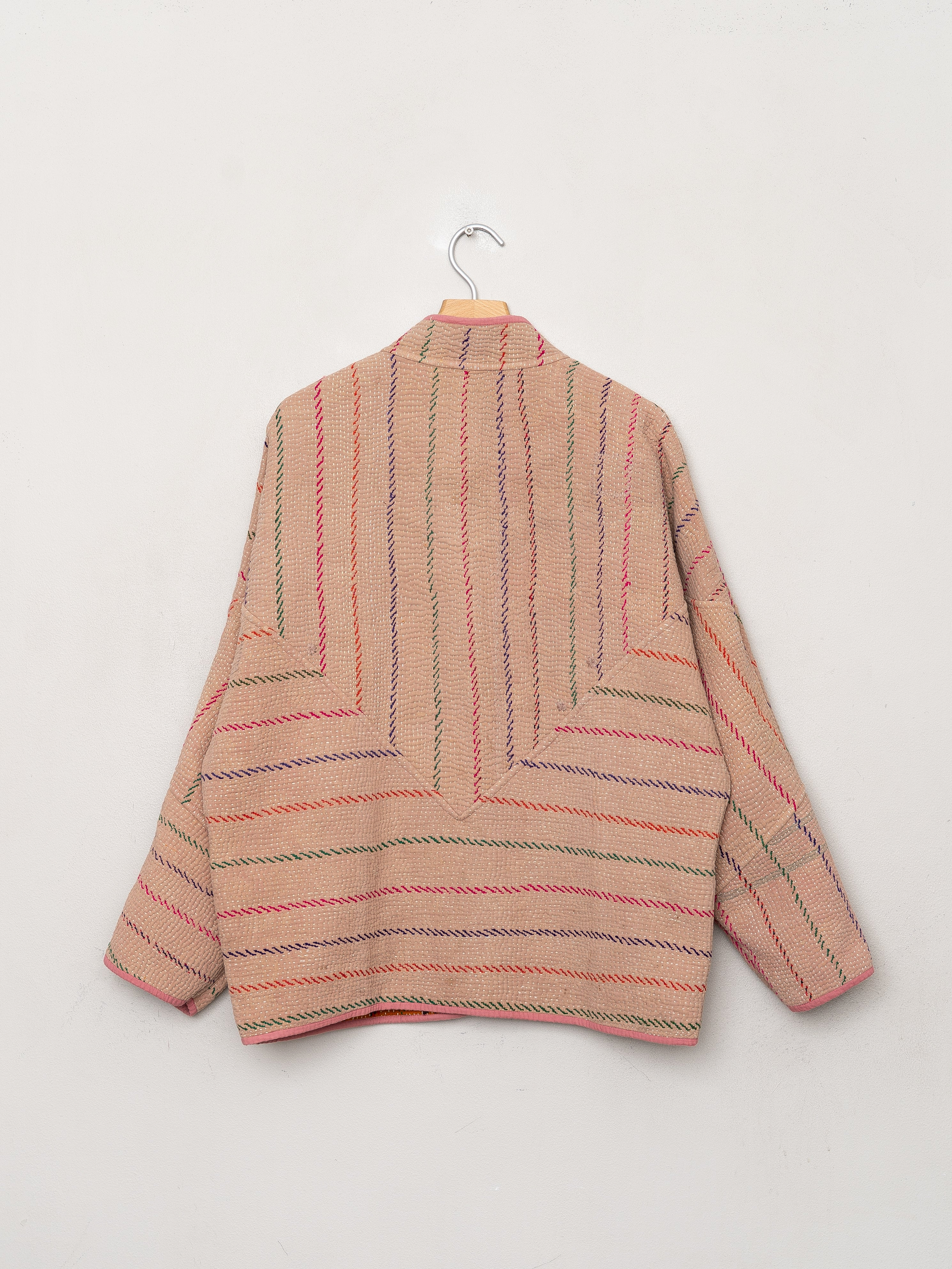 The Ladhiya Quilted Patchwork Kantha Jacket