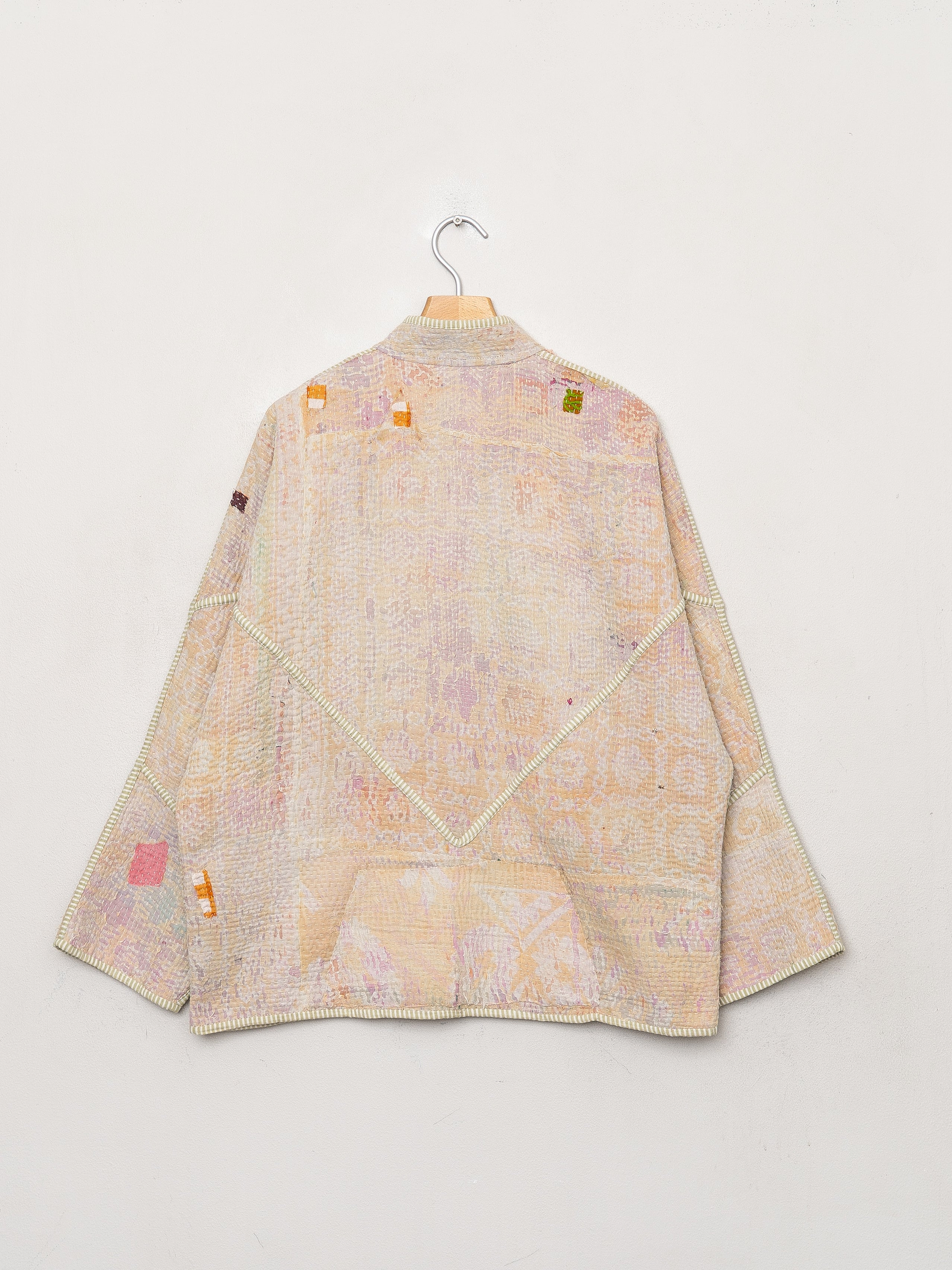 The Ladhiya Quilted Patchwork Kantha Jacket