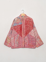 The Ladhiya Quilted Patchwork Kantha Jacket Wholesale