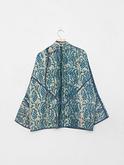 The Ladhiya Quilted Indigo Kantha Jacket