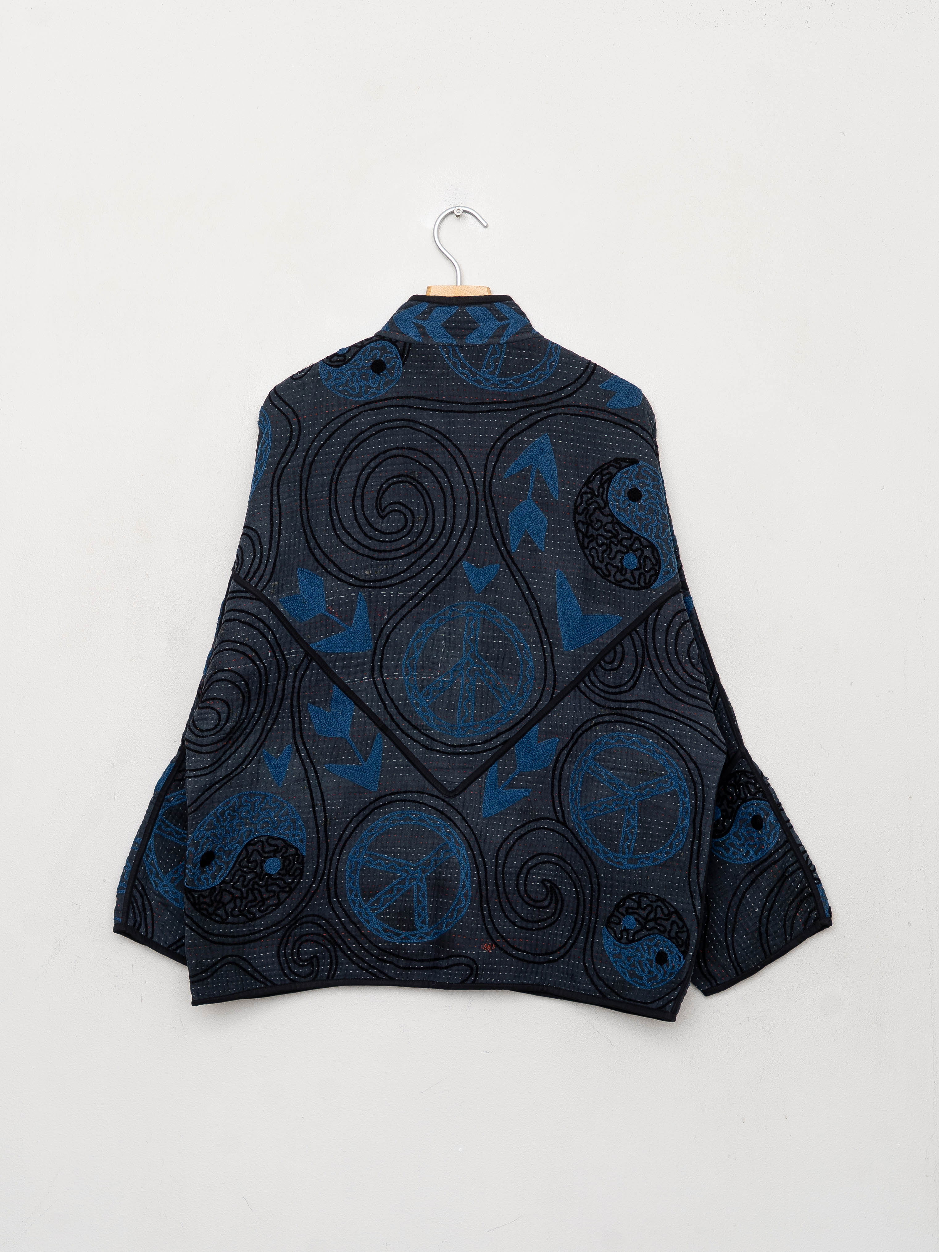 The Ladhiya Quilted Suzani Kantha Jacket