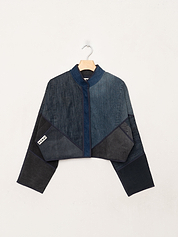 The Kaira Cropped Denim Jacket - Small