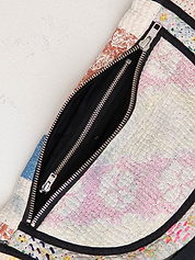 The Faiza Quilted Kantha Belt Bag
