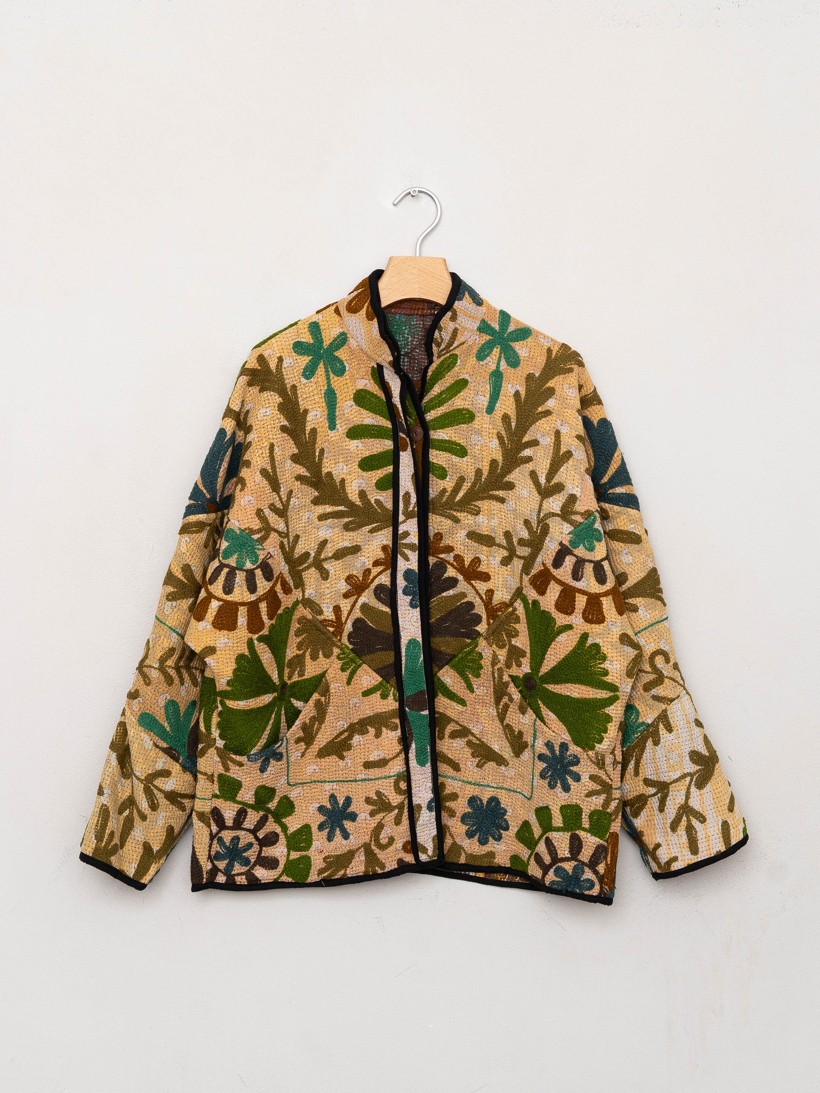 The Ladhiya Suzani Quilted Kantha Jacket