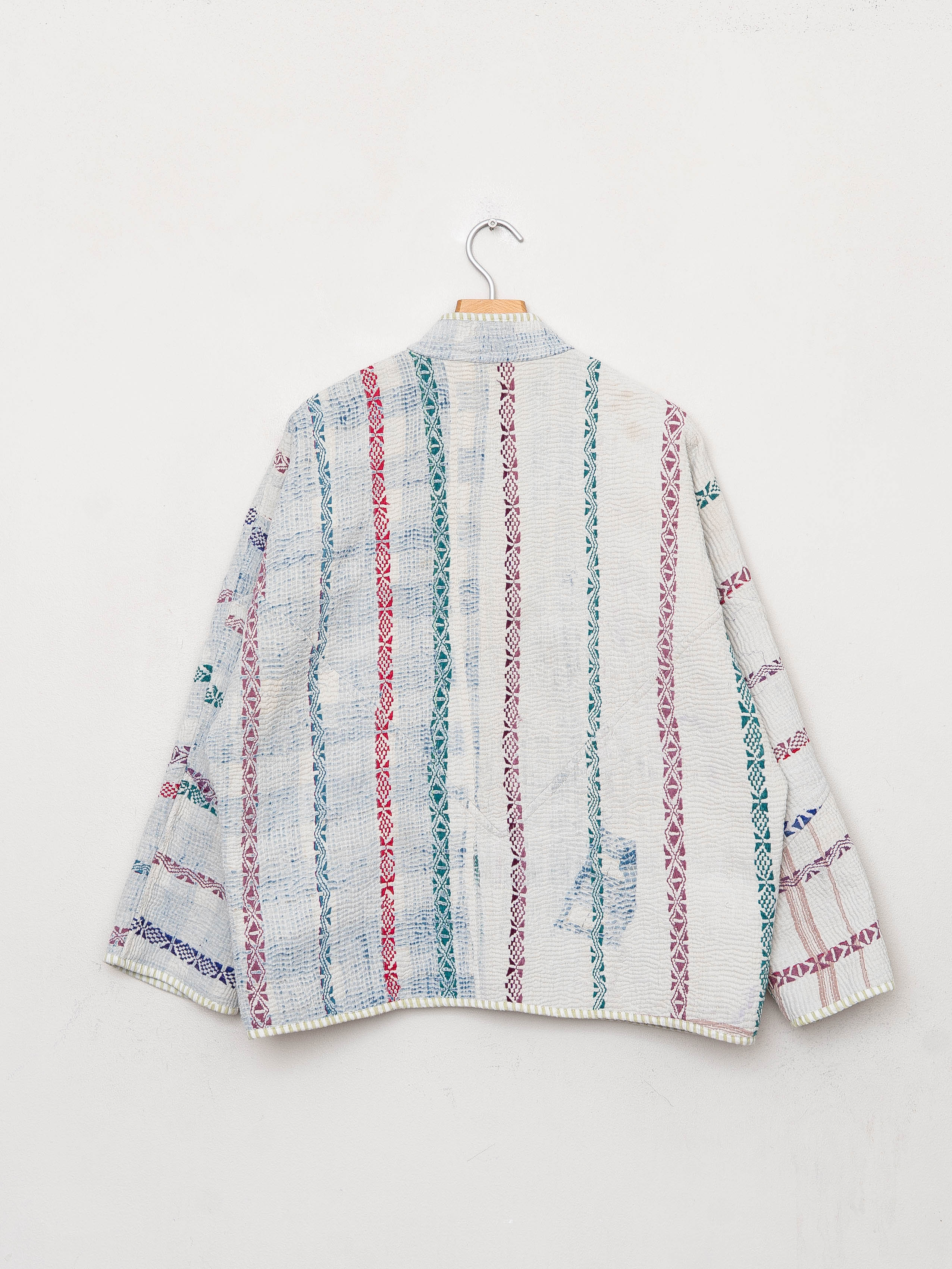 The Ladhiya Quilted Patchwork Kantha Jacket