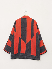The Narmada Quilted Patchwork Kantha Jacket