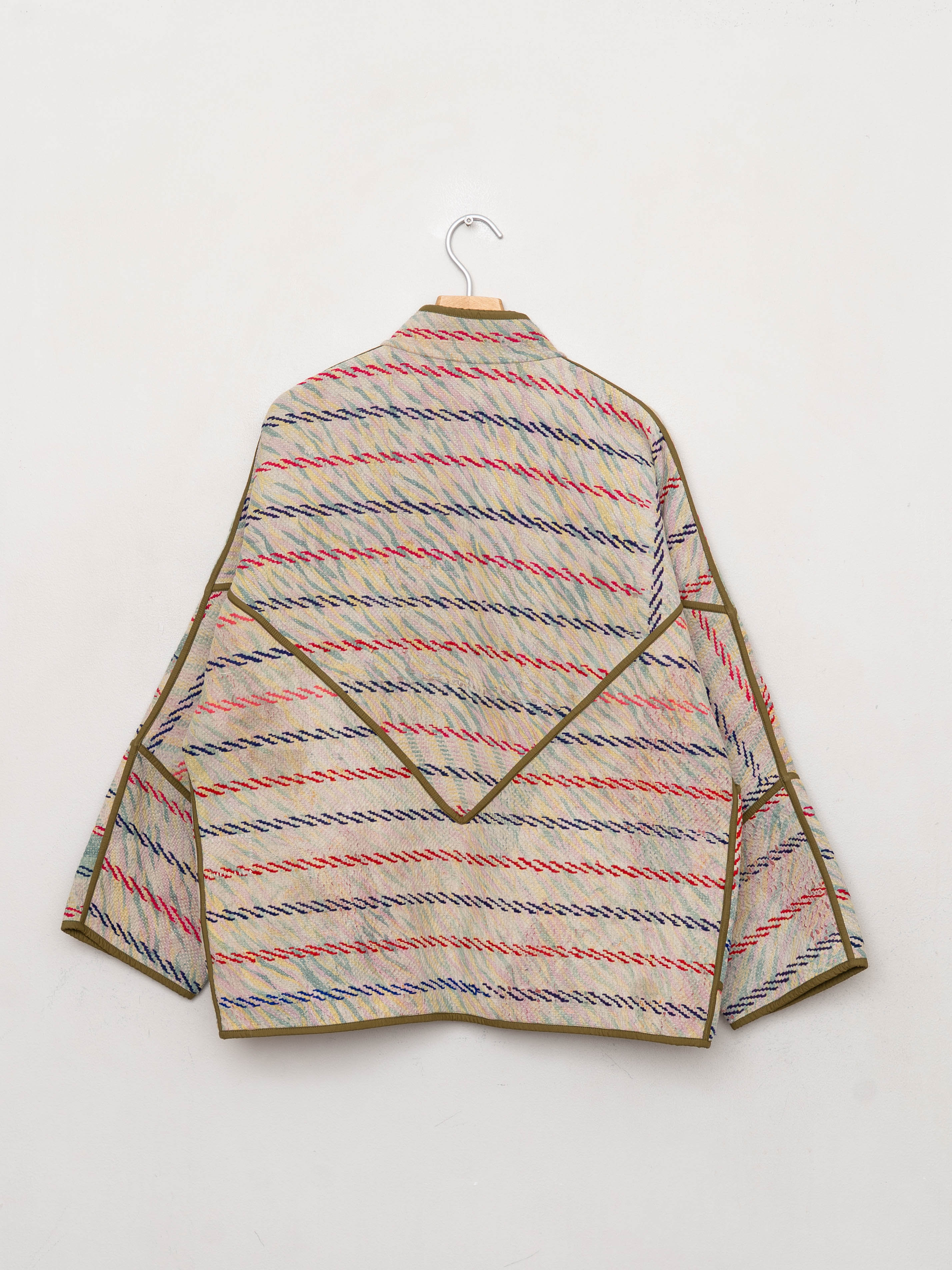 The Ladhiya Quilted Patchwork Kantha Jacket