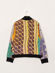 The Veda Quilted One-of-a-Kind Bomber Jacket - Large