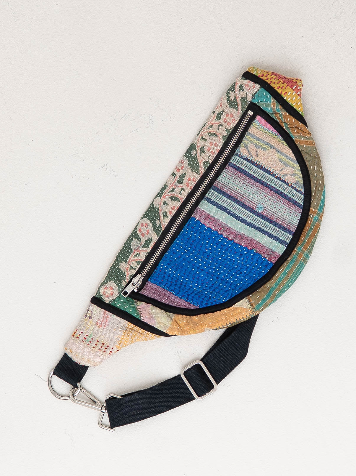 The Faiza Quilted Kantha Belt Bag
