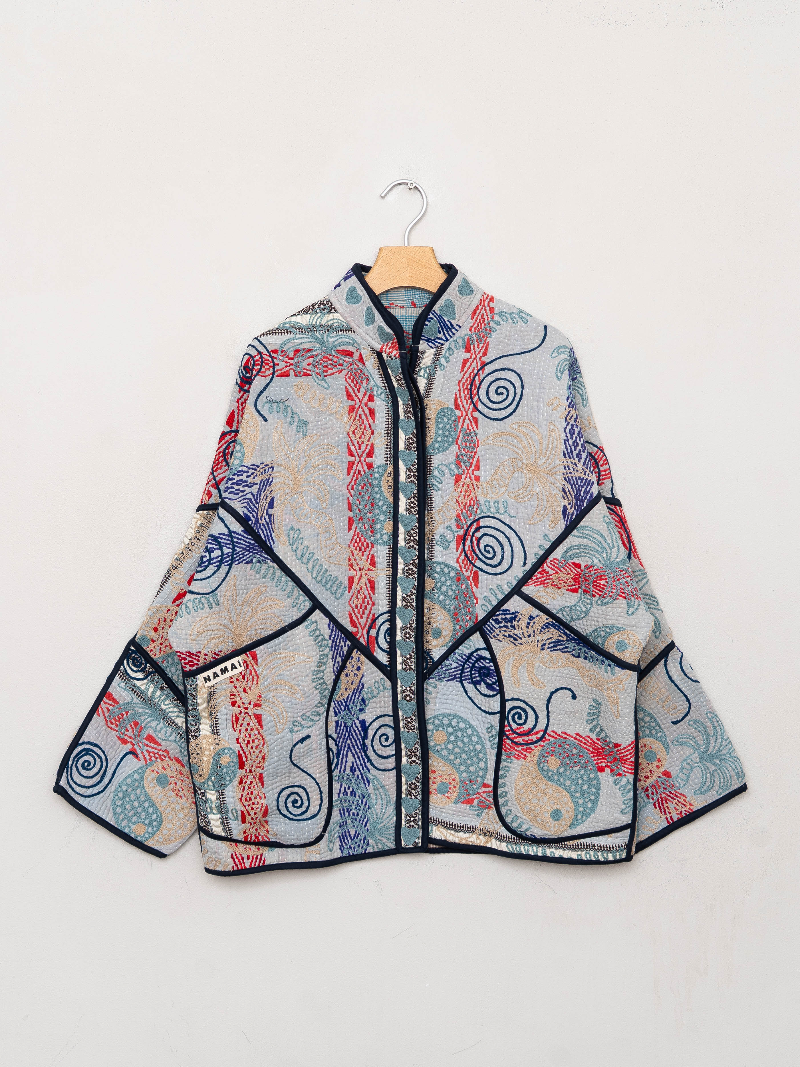 The Ladhiya Suzani Quilted Kantha Jacket