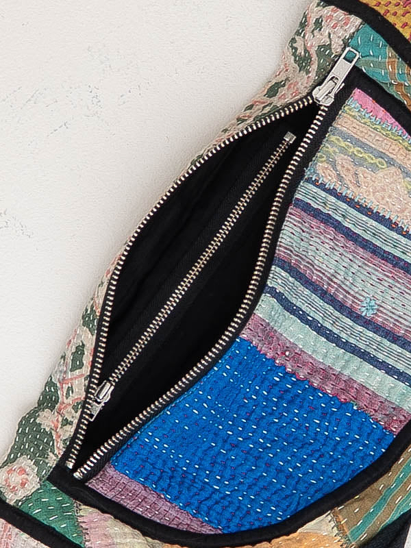 The Faiza Quilted Kantha Belt Bag