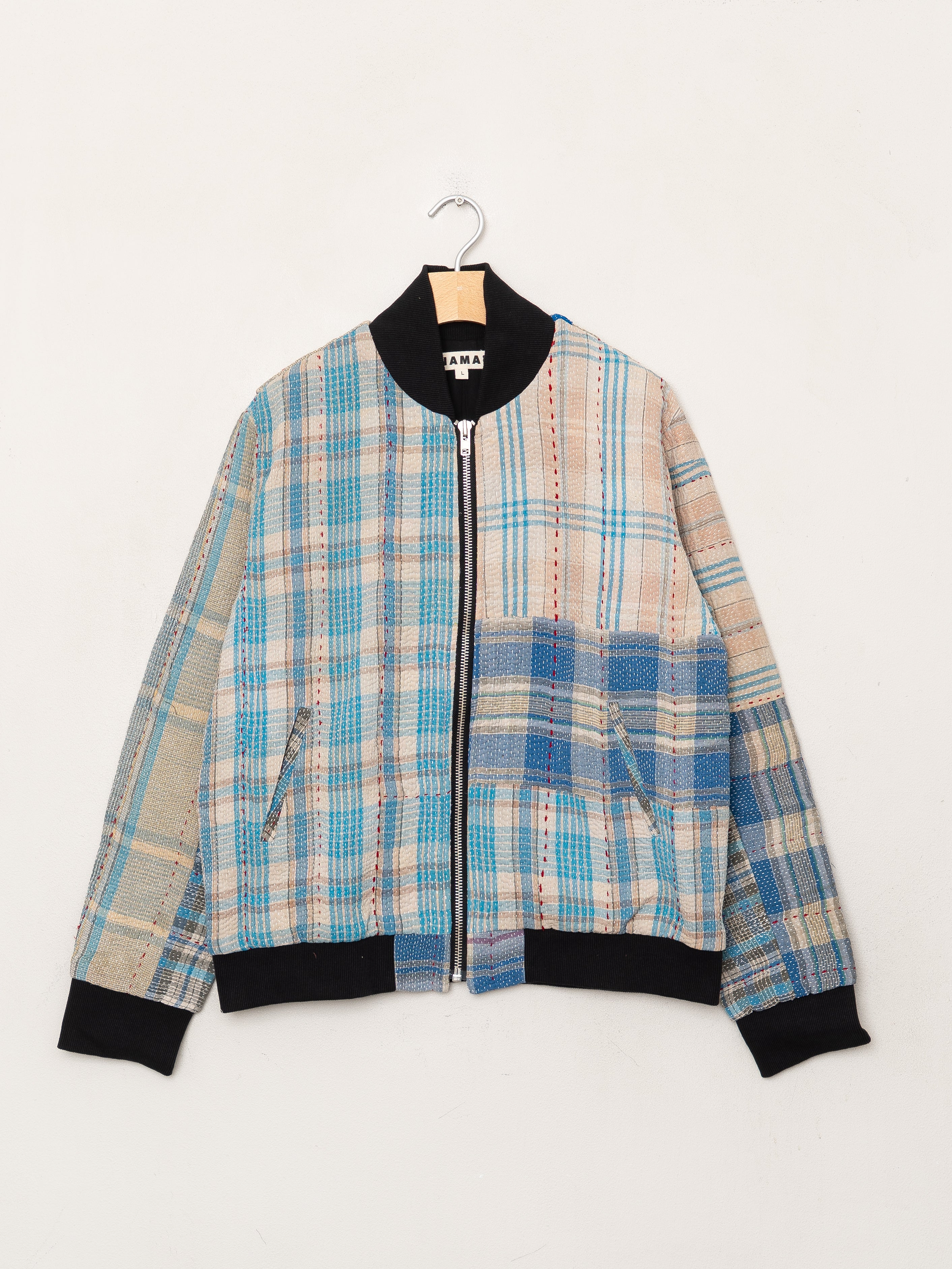 The Veda Quilted One-of-a-Kind Bomber Jacket - Large