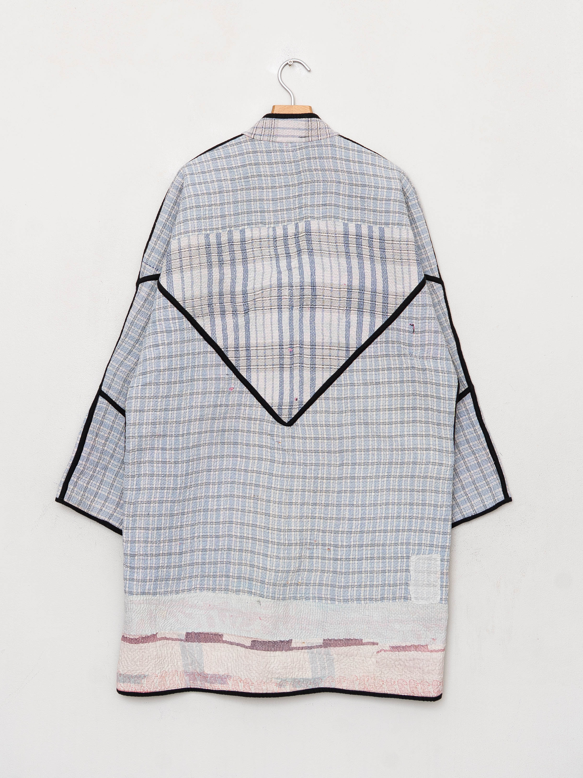 The Sai Quilted Patchwork Kantha Coat