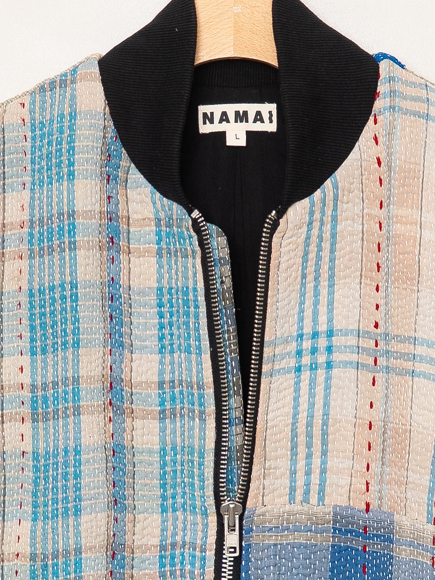 The Veda Quilted One-of-a-Kind Bomber Jacket - Large