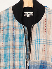 The Veda Quilted One-of-a-Kind Bomber Jacket - Large
