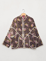 The Ladhiya Quilted Patchwork Kantha Jacket