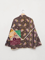 The Ladhiya Quilted Patchwork Kantha Jacket