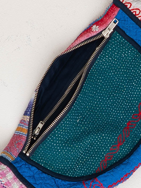 The Faiza Quilted Kantha Belt Bag