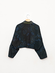 The Kaira Cropped Suzani Quilted Kantha Jacket