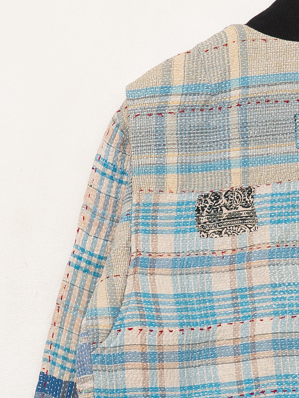 The Veda Quilted One-of-a-Kind Bomber Jacket - Large