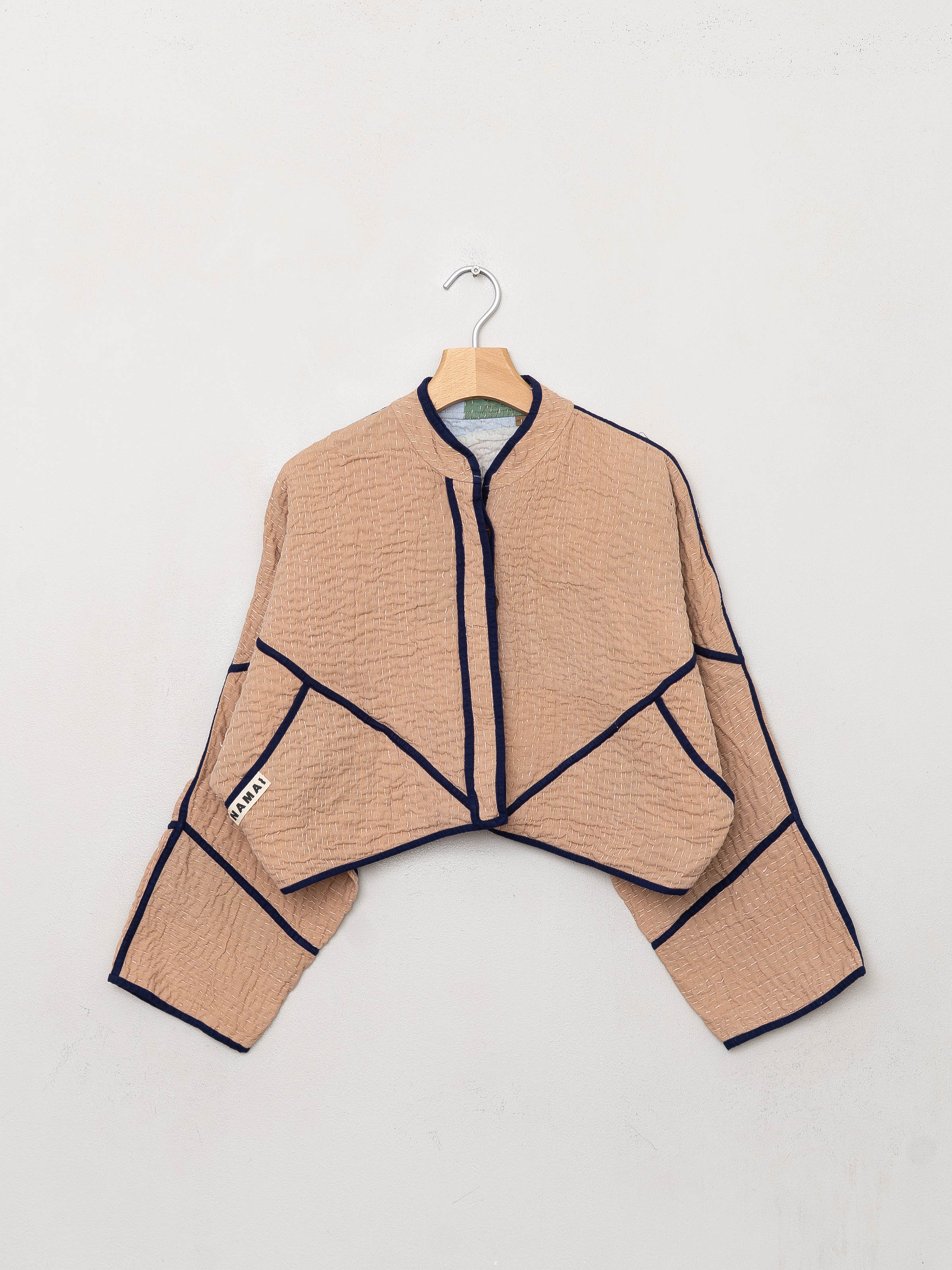 The Kaira Cropped Patchwork Ralli Quilt Jacket