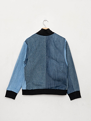 The Veda Denim Bomber Jacket - Medium