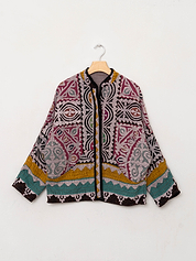The Ladhiya Petite Suzani Cut Out Kantha Jacket