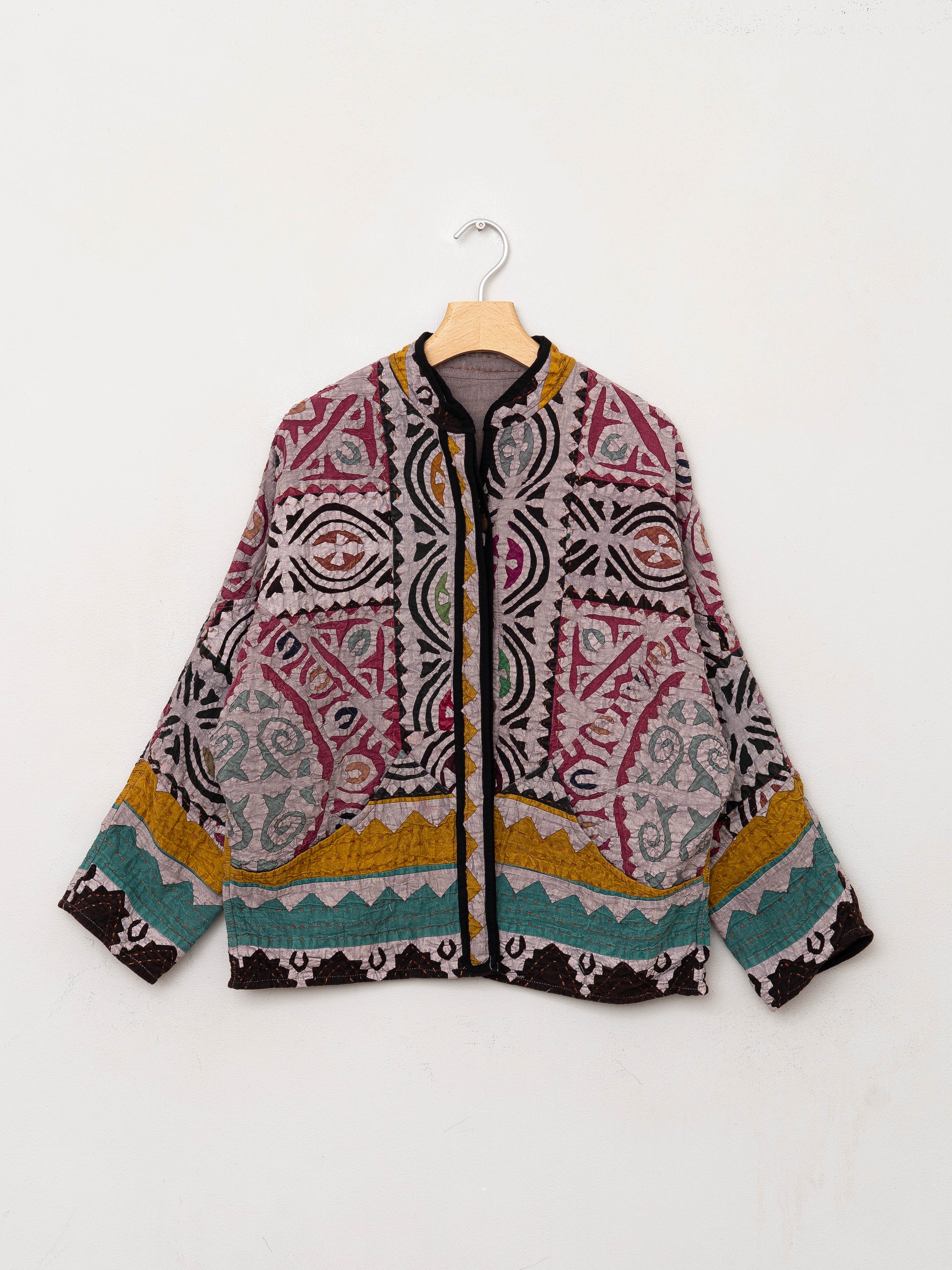 The Ladhiya Petite Suzani Cut Out Kantha Jacket